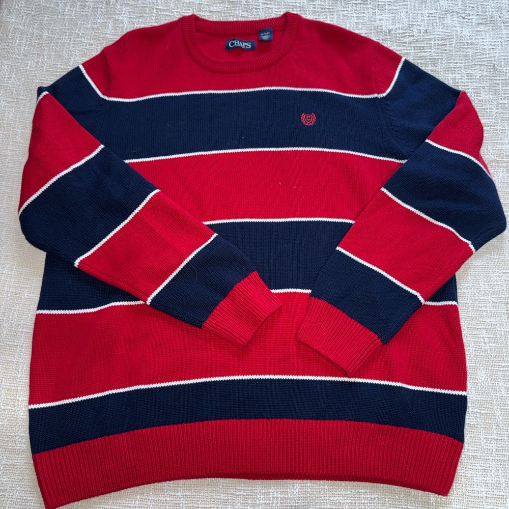 Chaps knit sweater XL